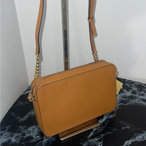 MICHAEL KORS  Crossbody Bag JS Large Saffiano Leather Acorn NEW - Minor Damage - Picture 12 of 12